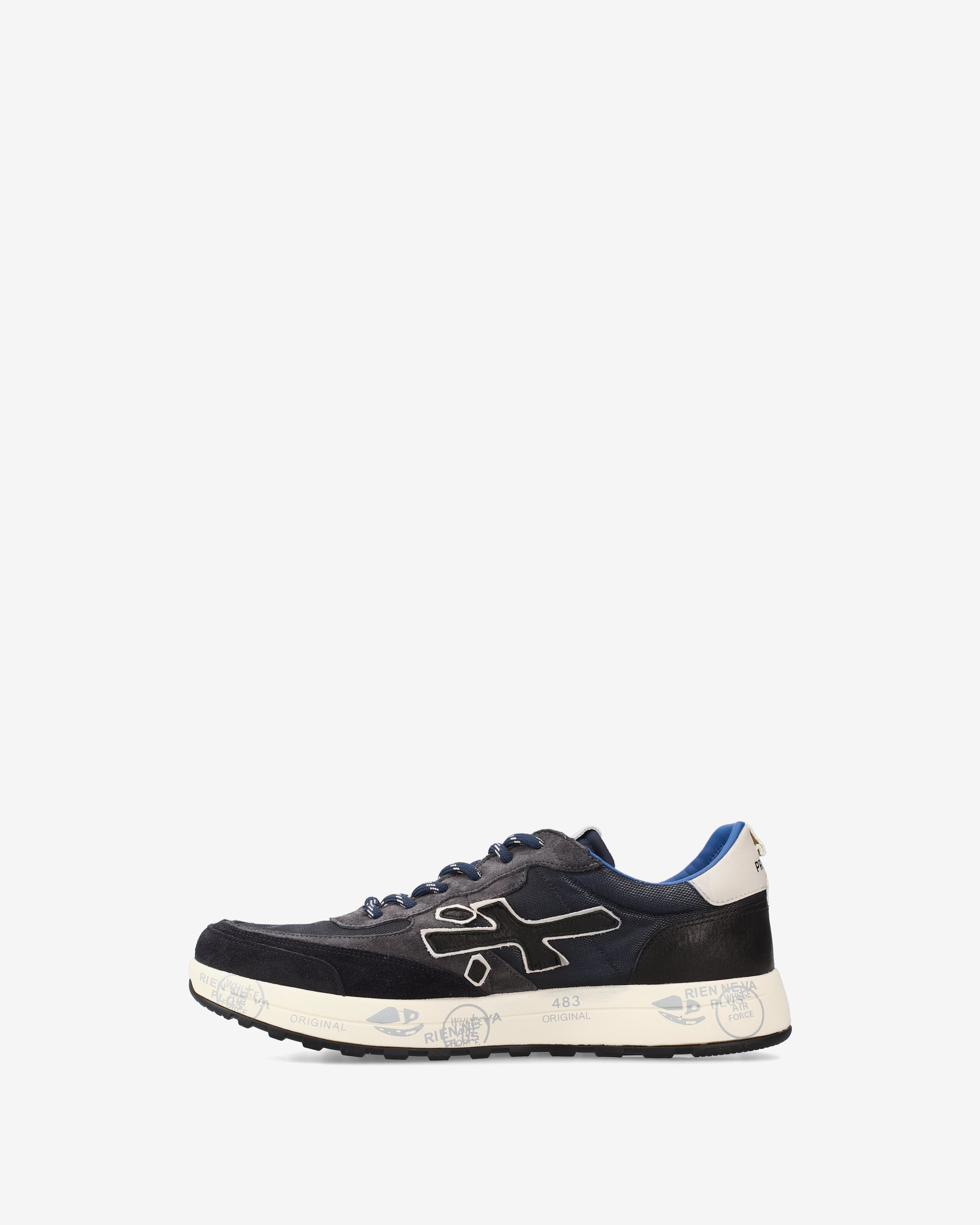 Premiata Nous 7726 sneakers homme bleu daim cuir