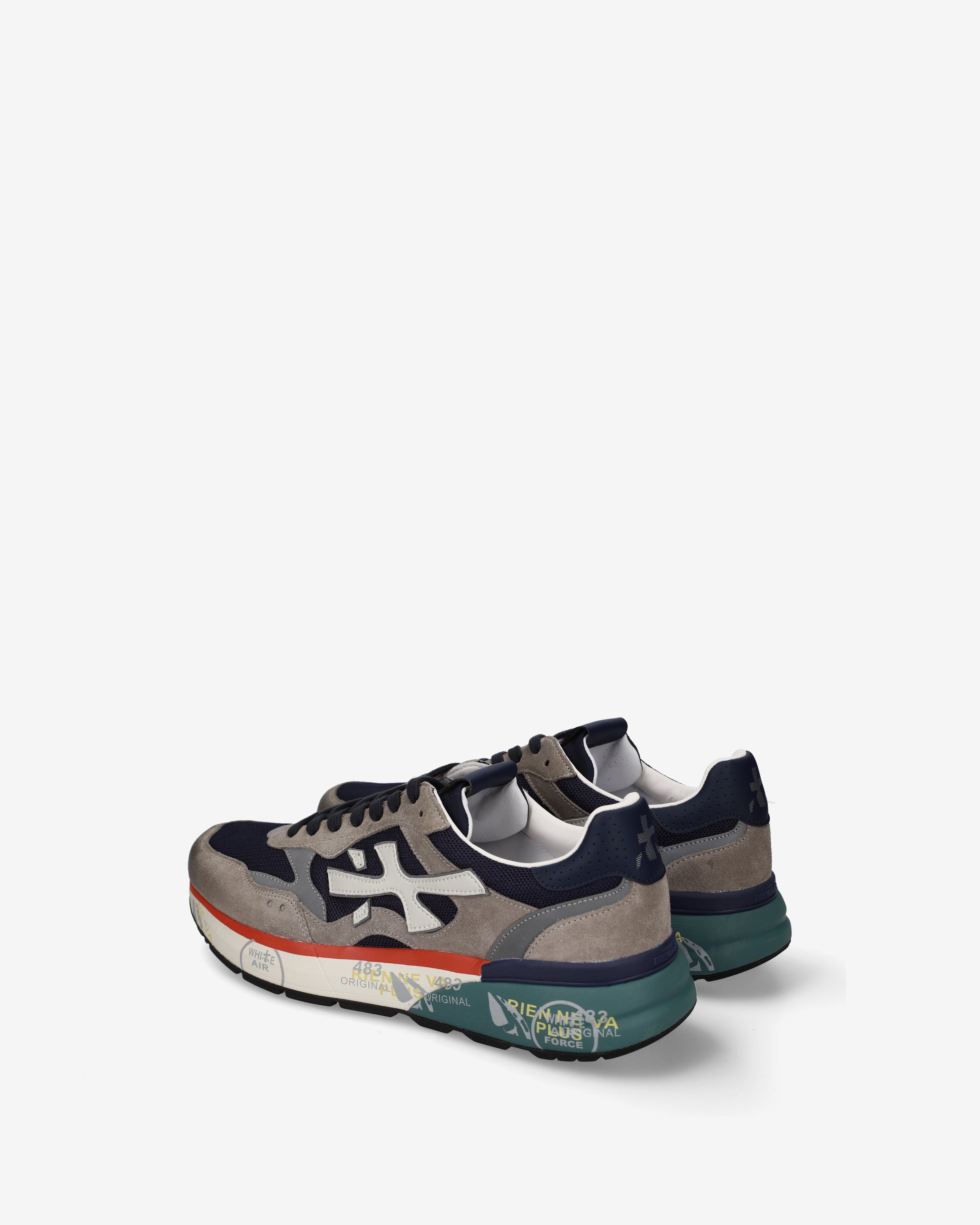 Premiata Mick 0.1 8450 baskets bleu gris