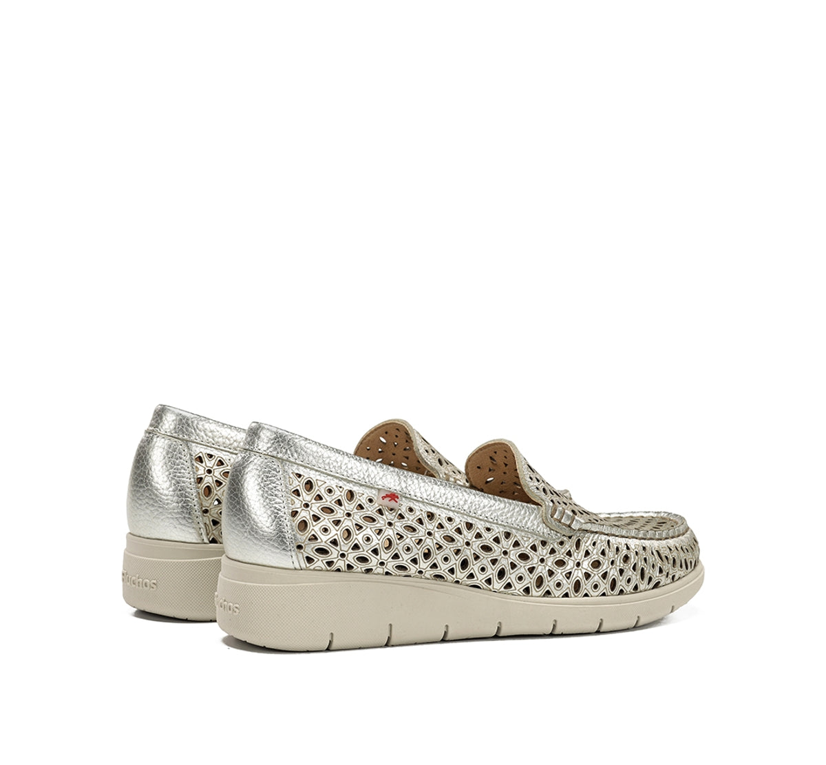 Fluchos Fluvia F2422 Mocassin Cuir Doré Femme