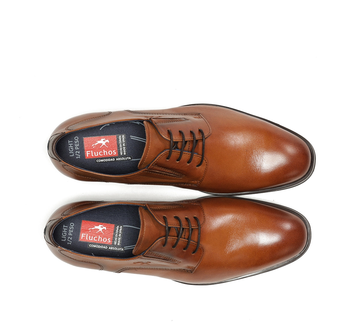 Fluchos Zapatos Asgard F1887 chaussures cuir marron homme
