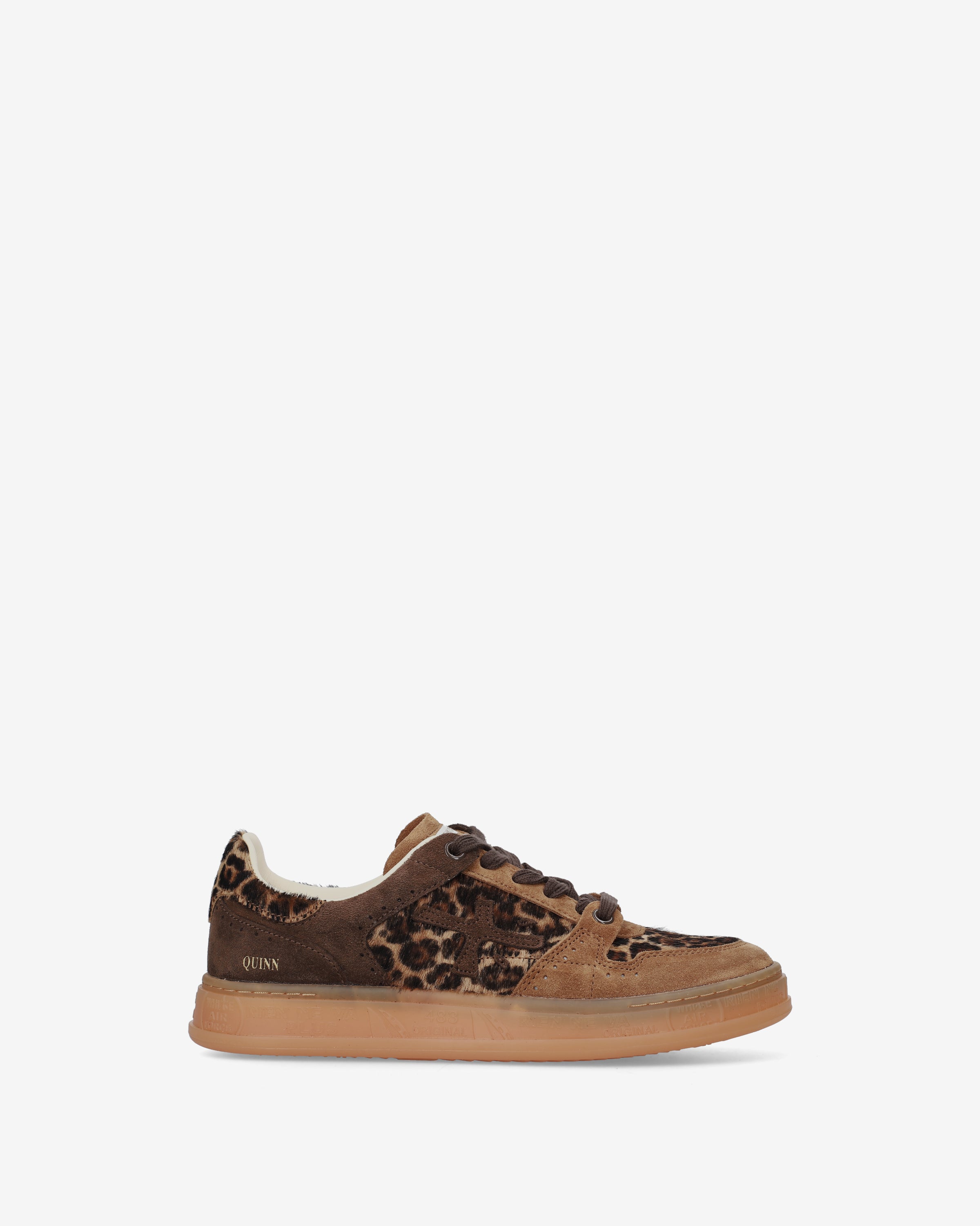 Premiata Quinnd 8643 baskets femme beige imprimé animal