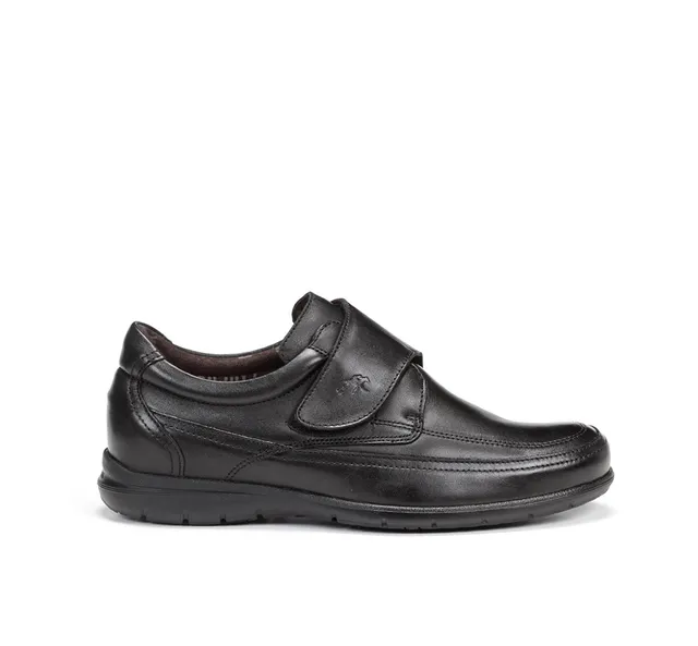 Fluchos Luca 8782 chaussures homme noir cuir amorti