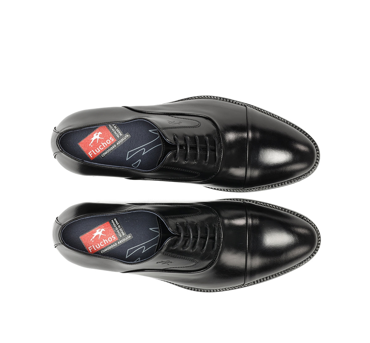 Fluchos Robert F2162 chaussure homme noir cuir élégante