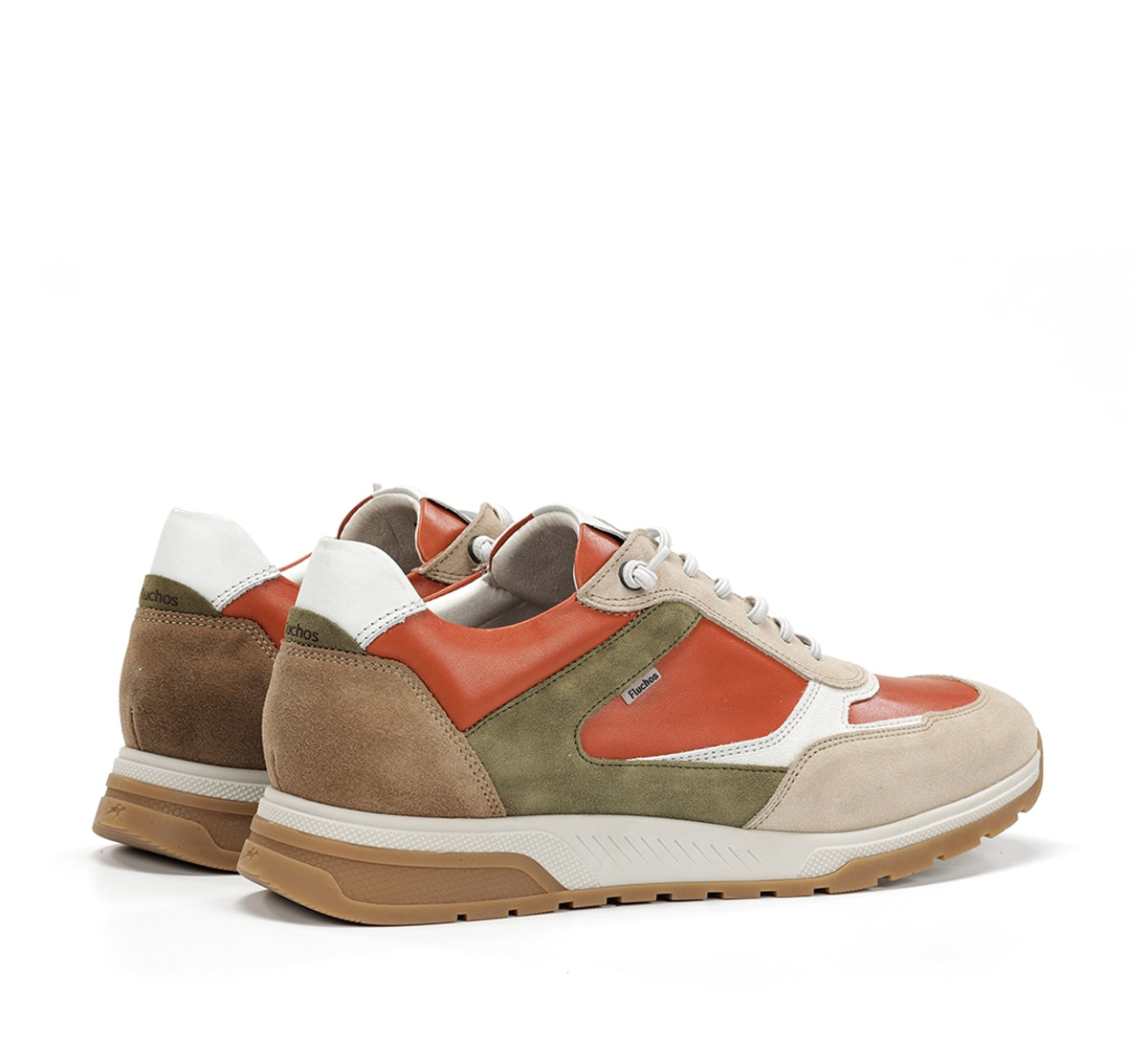 Fluchos Louis F2192 baskets orange homme cuir