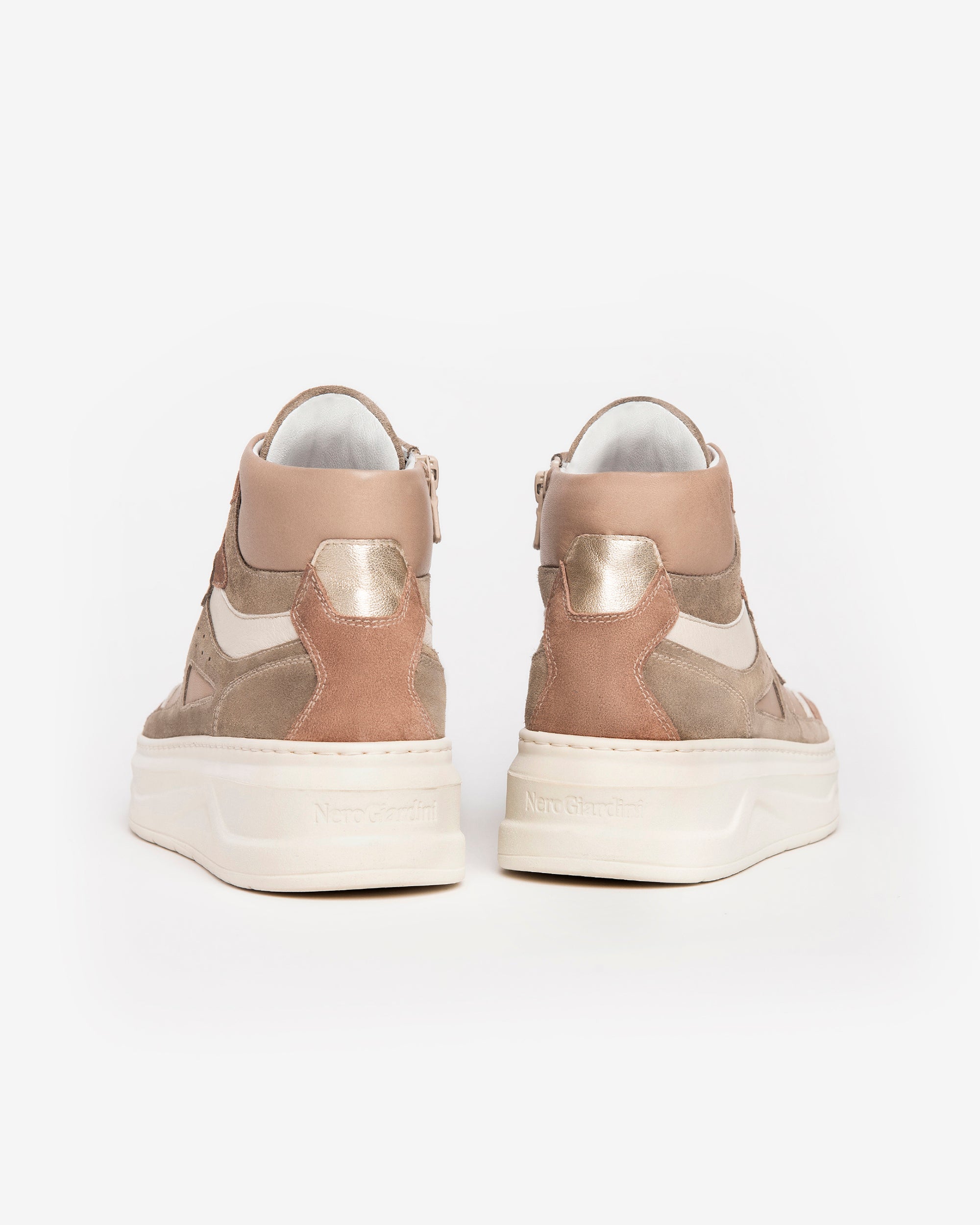Nero Giardini Sneakers montantes cuir suède femme pointure 38