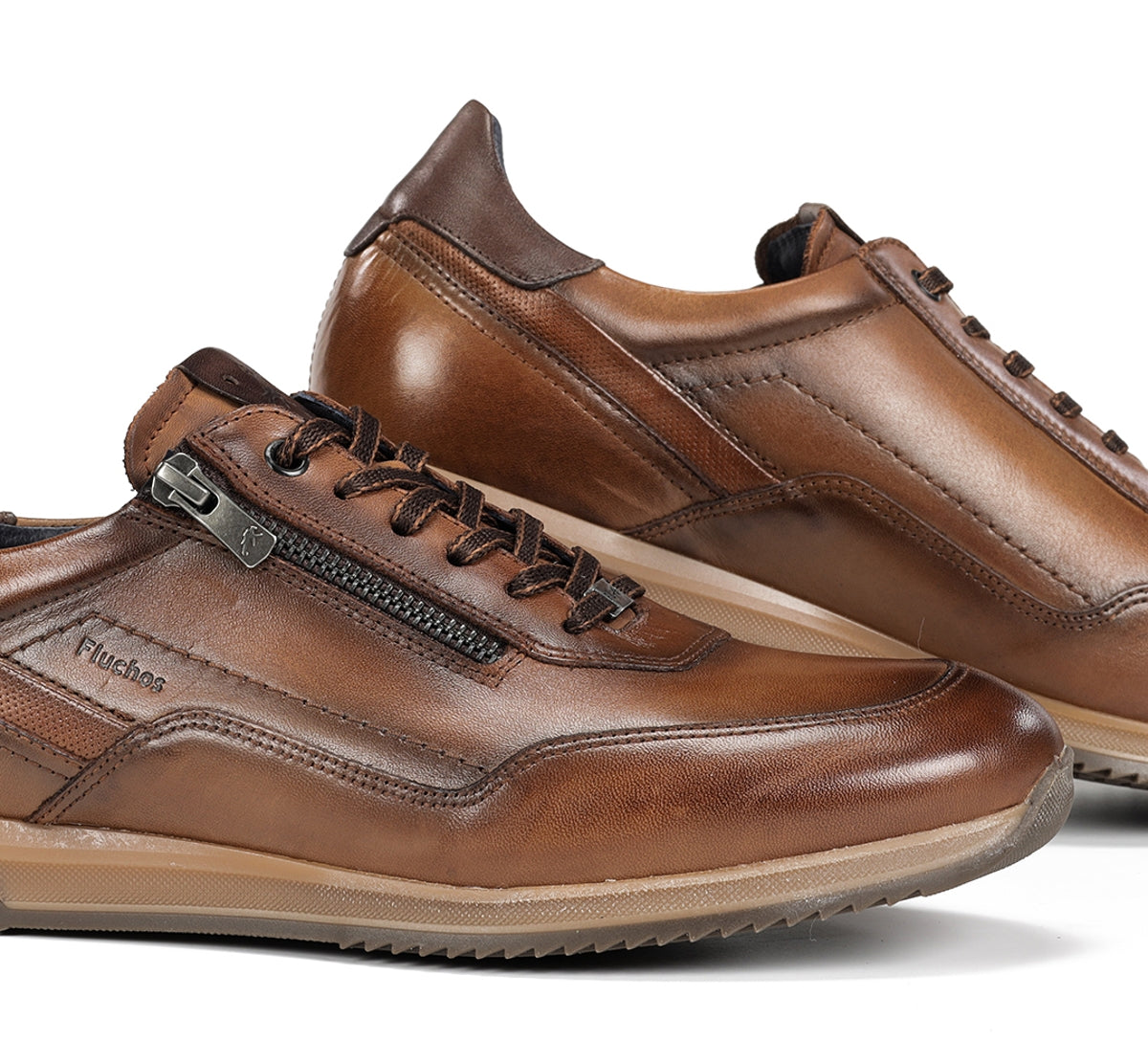 Fluchos Samir F2264 basket marron cuir homme