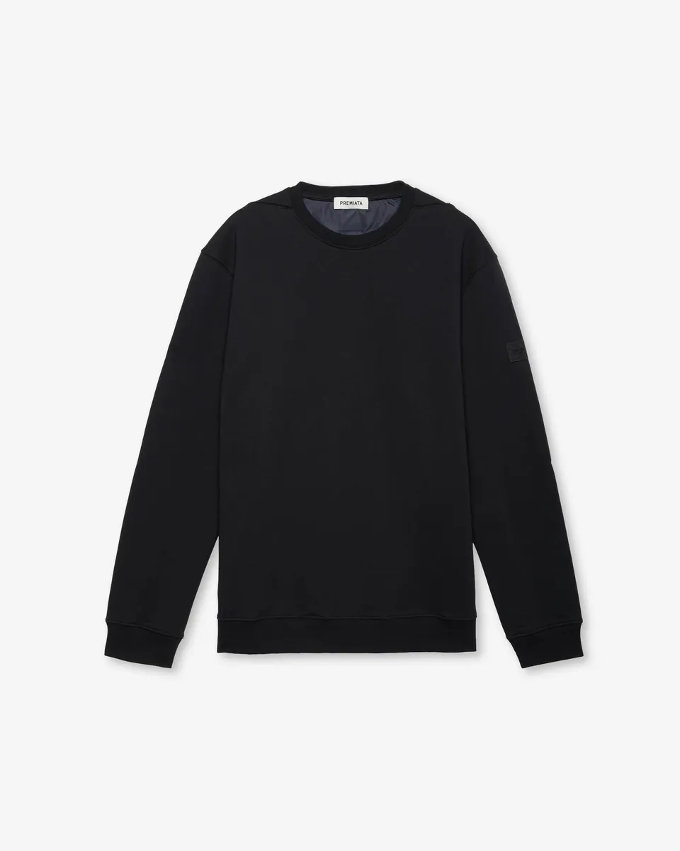 Premiata Essential sweat noir col rond taille L