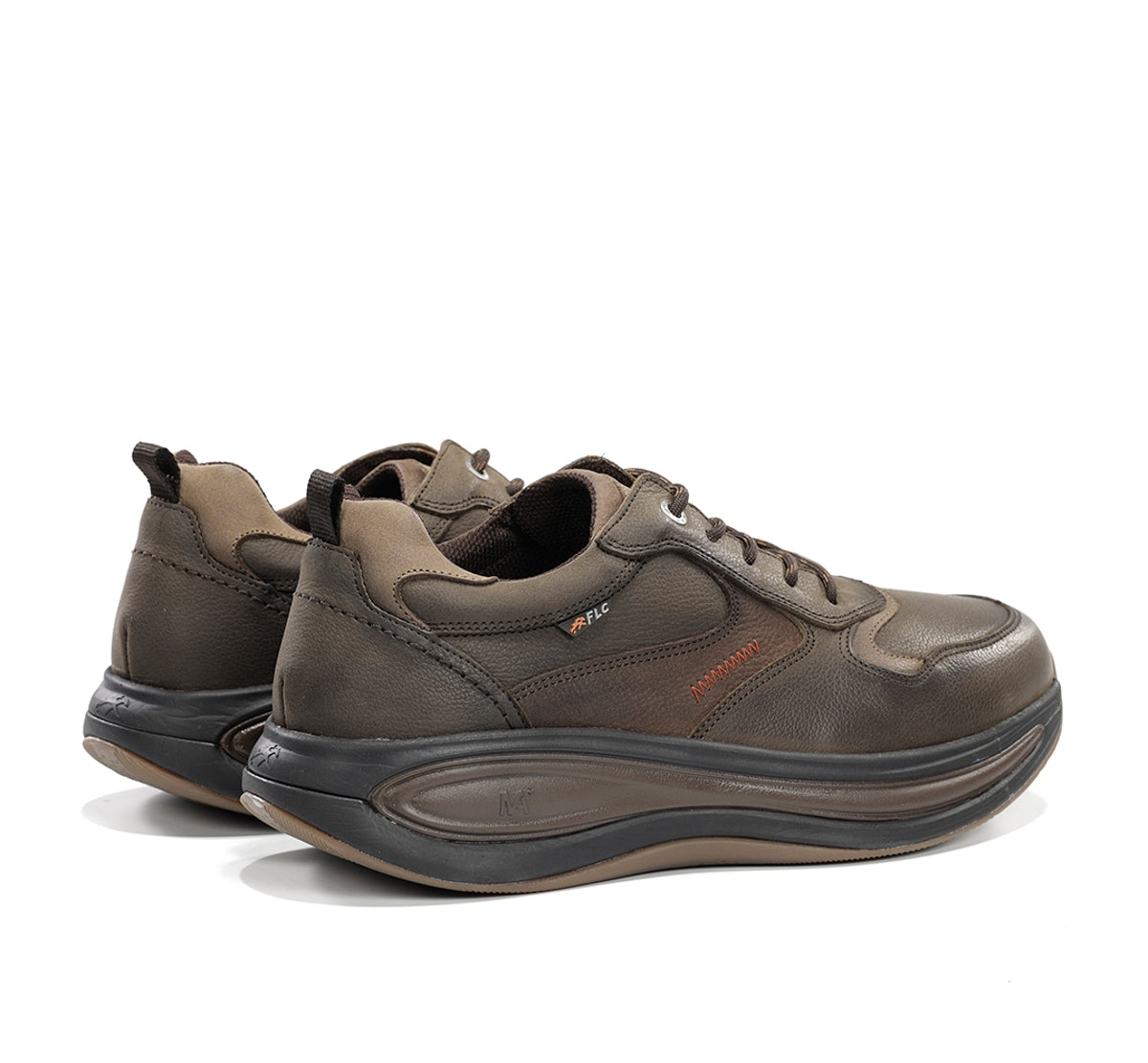 Fluchos Showstep F2567 baskets homme vert lacets confort