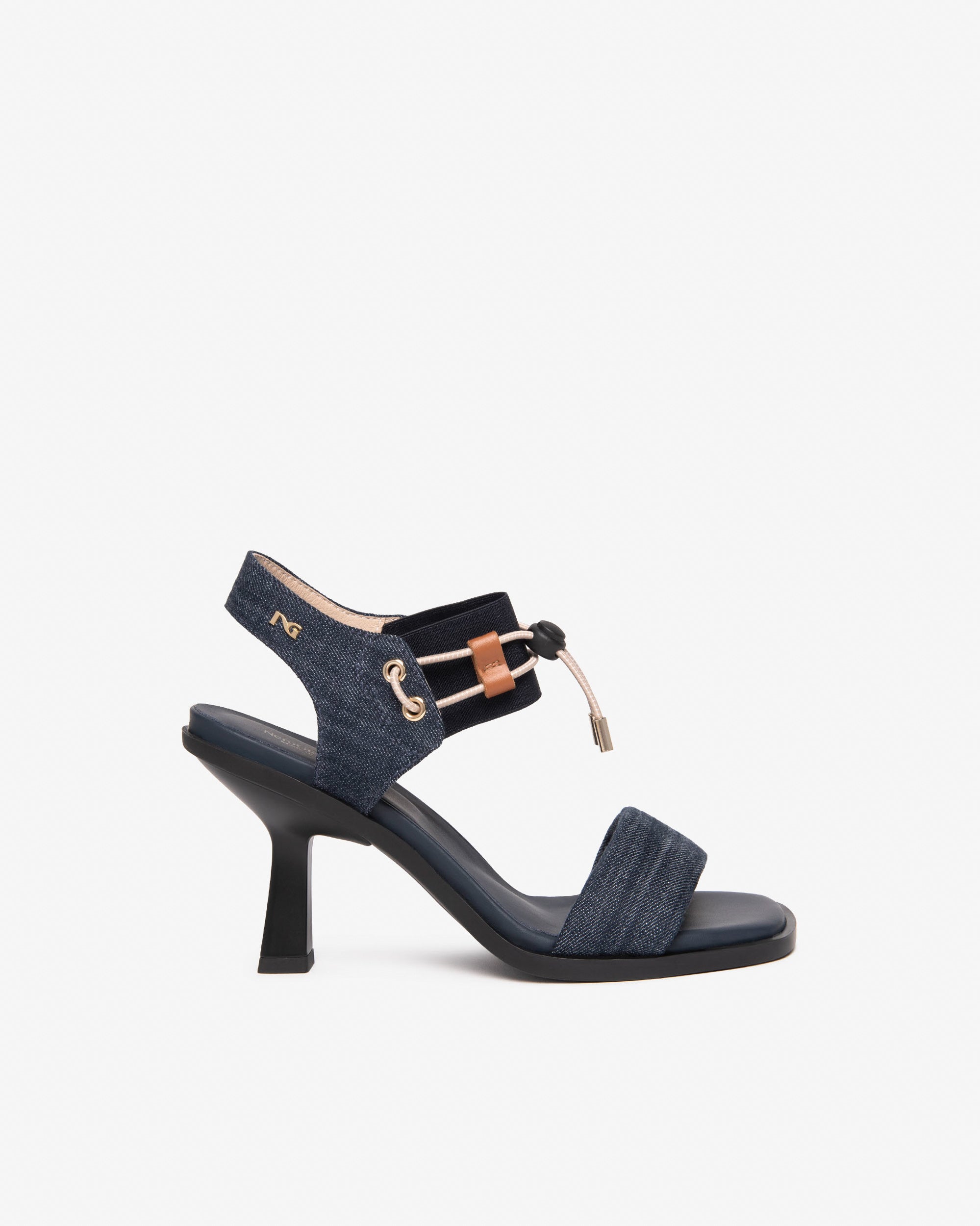 Nero Giardini Sandals sandales cuir femme tissu