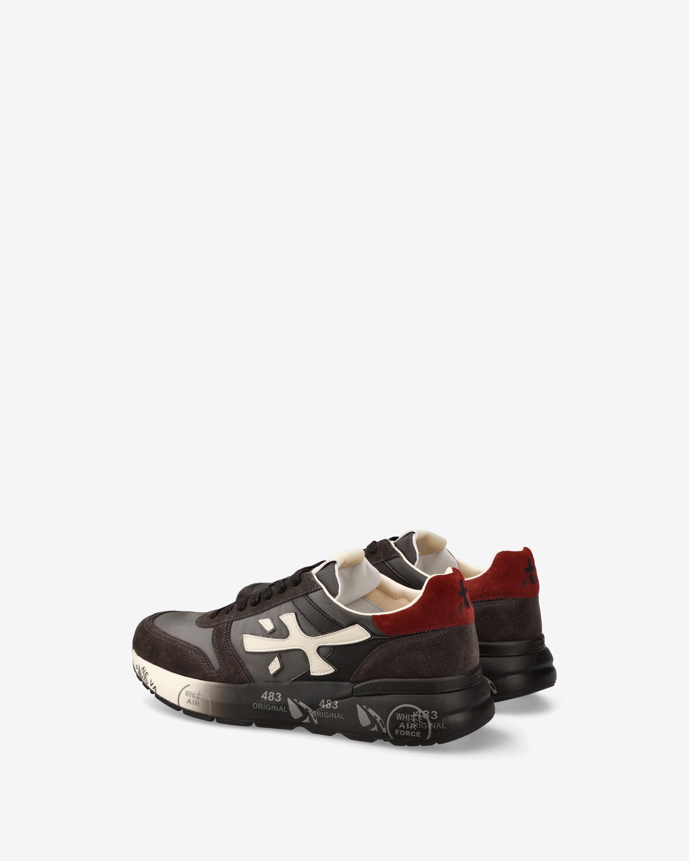 Premiata Mick 7719 baskets homme noir daim