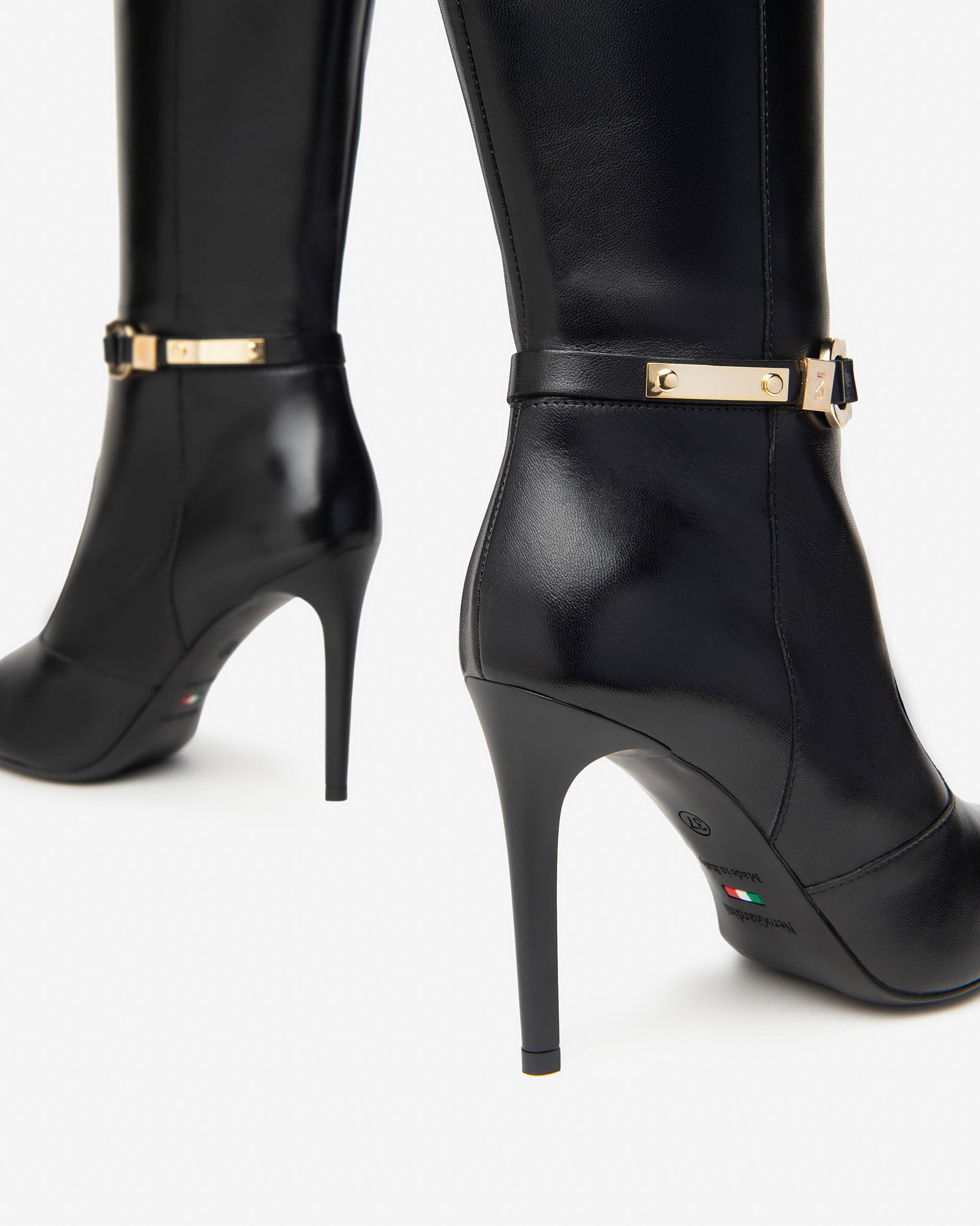 Nero Giardini Boots Bottes Cuir Femme Premium