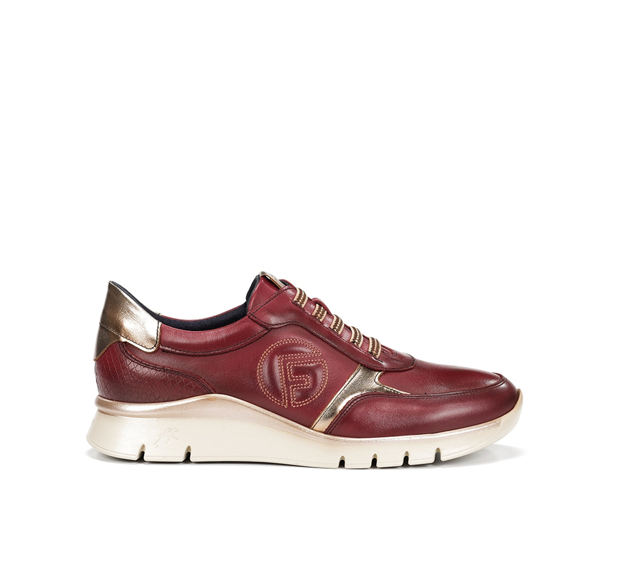 Fluchos Union F2074 baskets rouge femme large