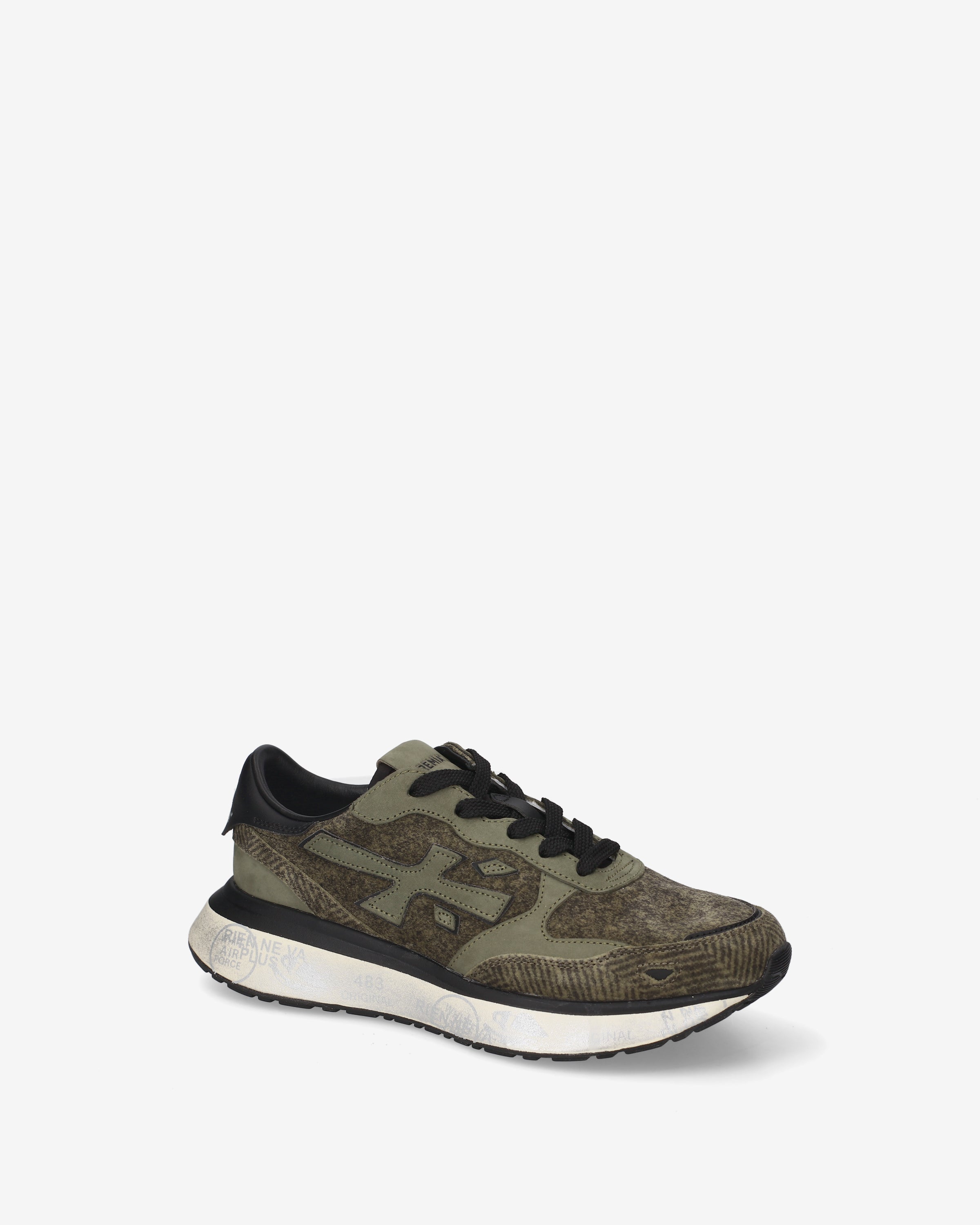 Premiata Lauryn 8550 sneakers vert olive femme