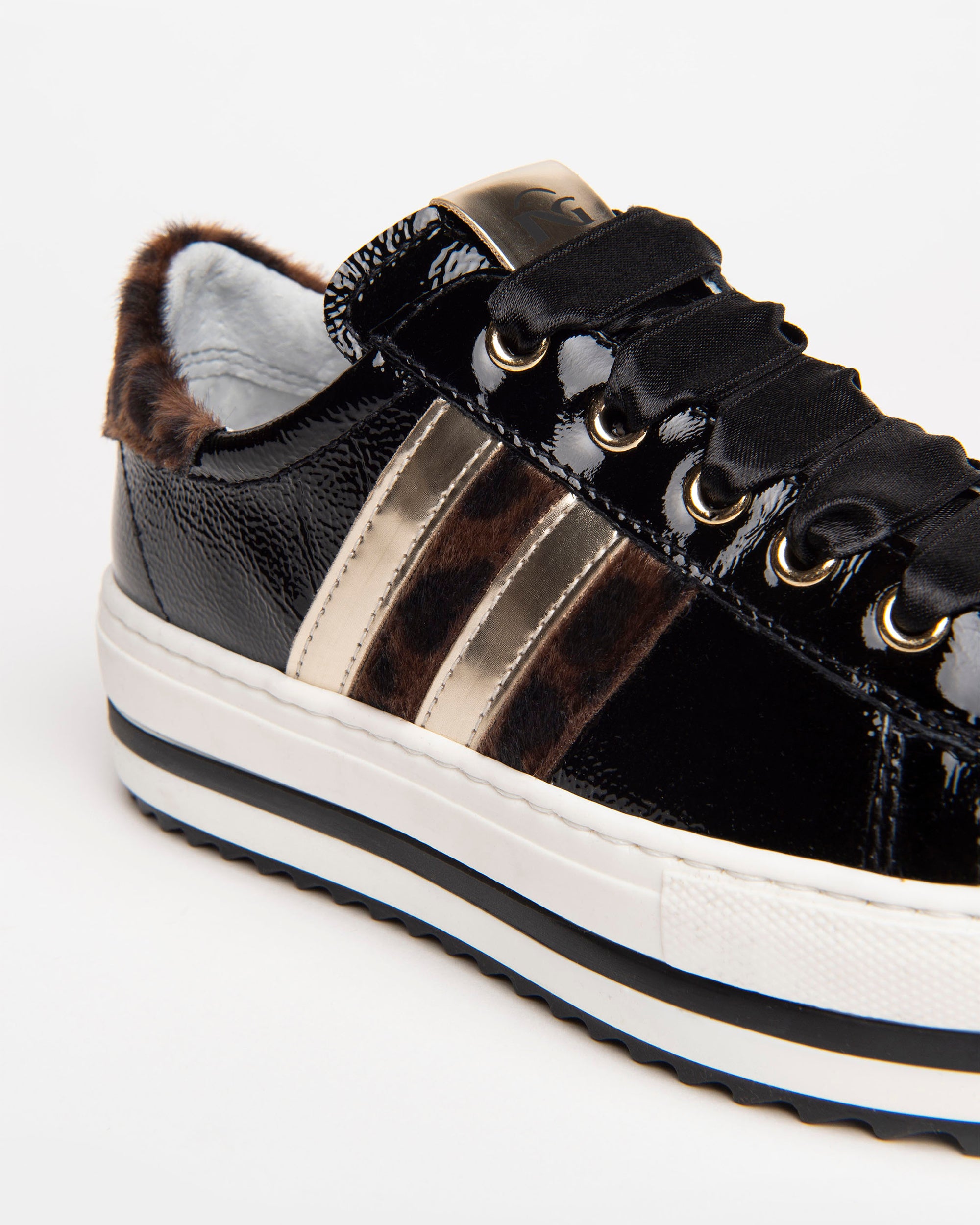 Nero Giardini Sneakers Vernis Baskets Fille Léopard