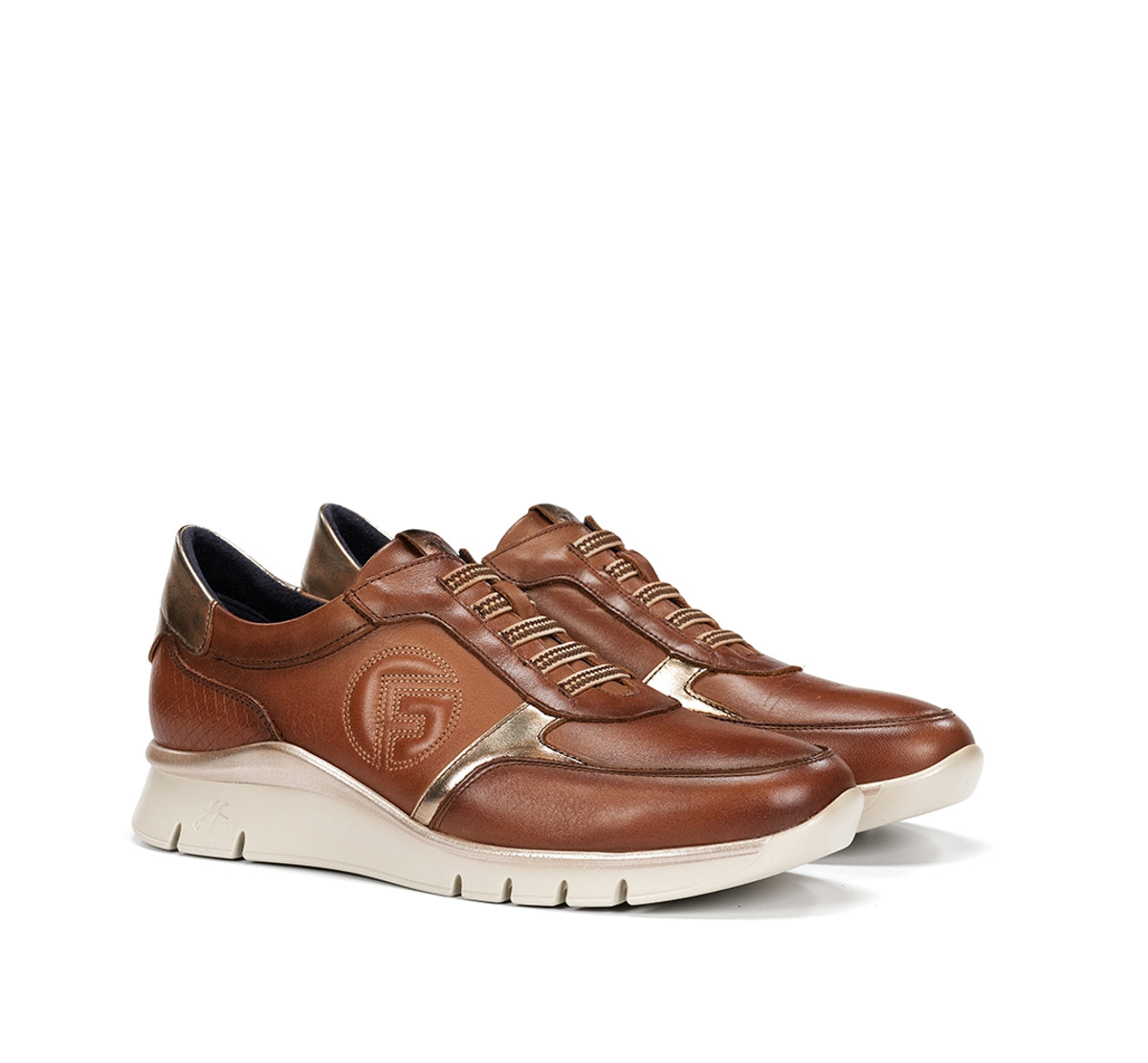 Fluchos Union F2074 baskets marron femme confort