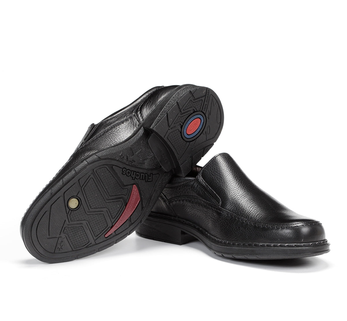Fluchos Clipper 9578 slip on homme noir cuir