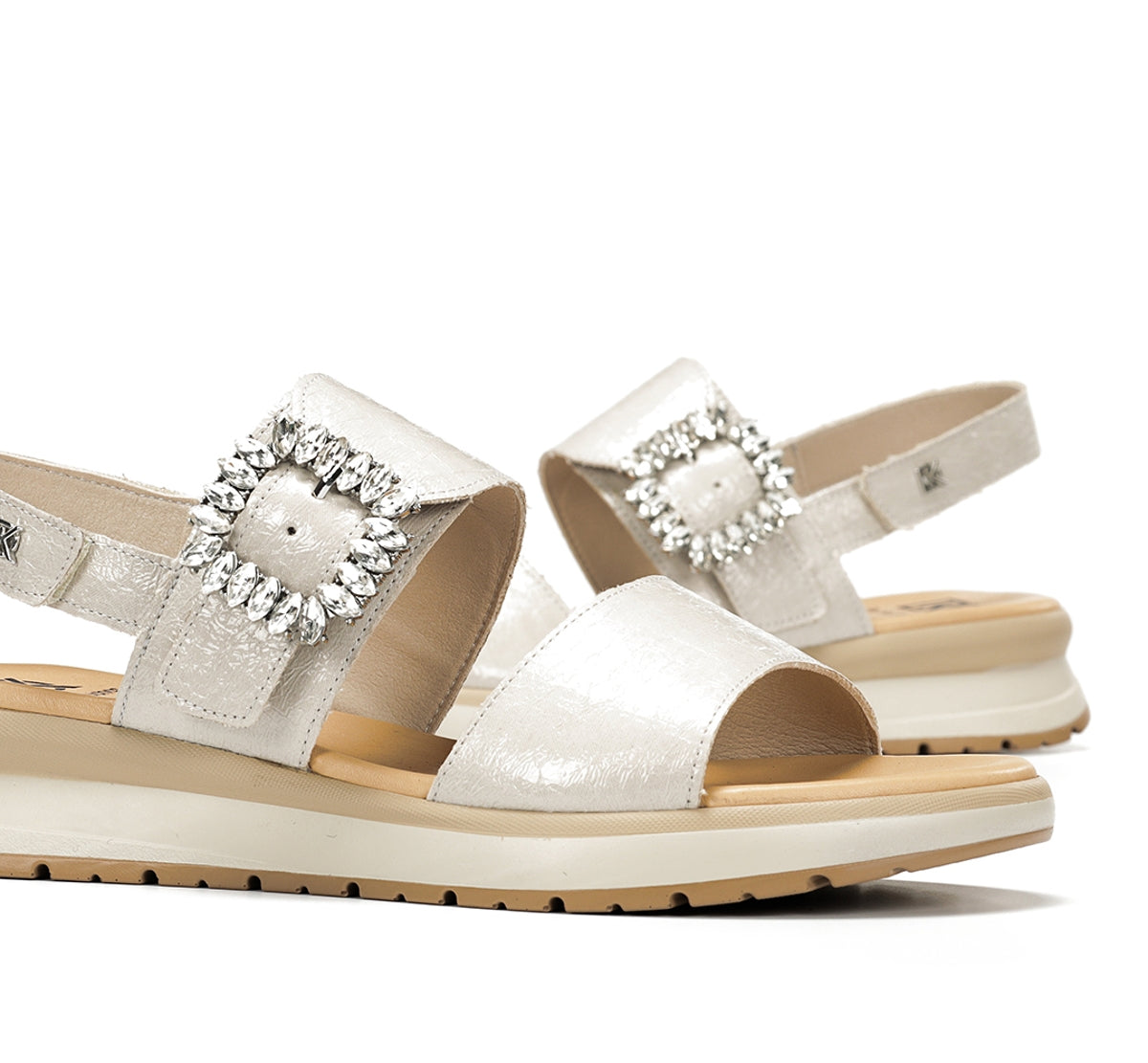 Dorking by Fluchos Ter D9724 sandale femme blanche