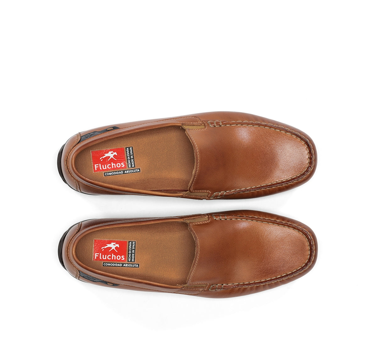 Fluchos Samoa F2208 mocassin marron homme souple