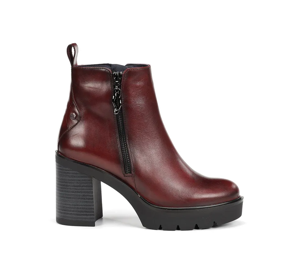 Dorking by Fluchos Alert D9562 bottines bordeaux talon