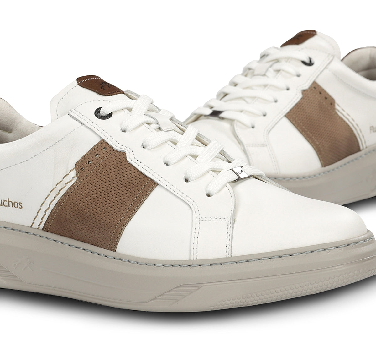 Fluchos Boston F2043 baskets blanches homme confort léger