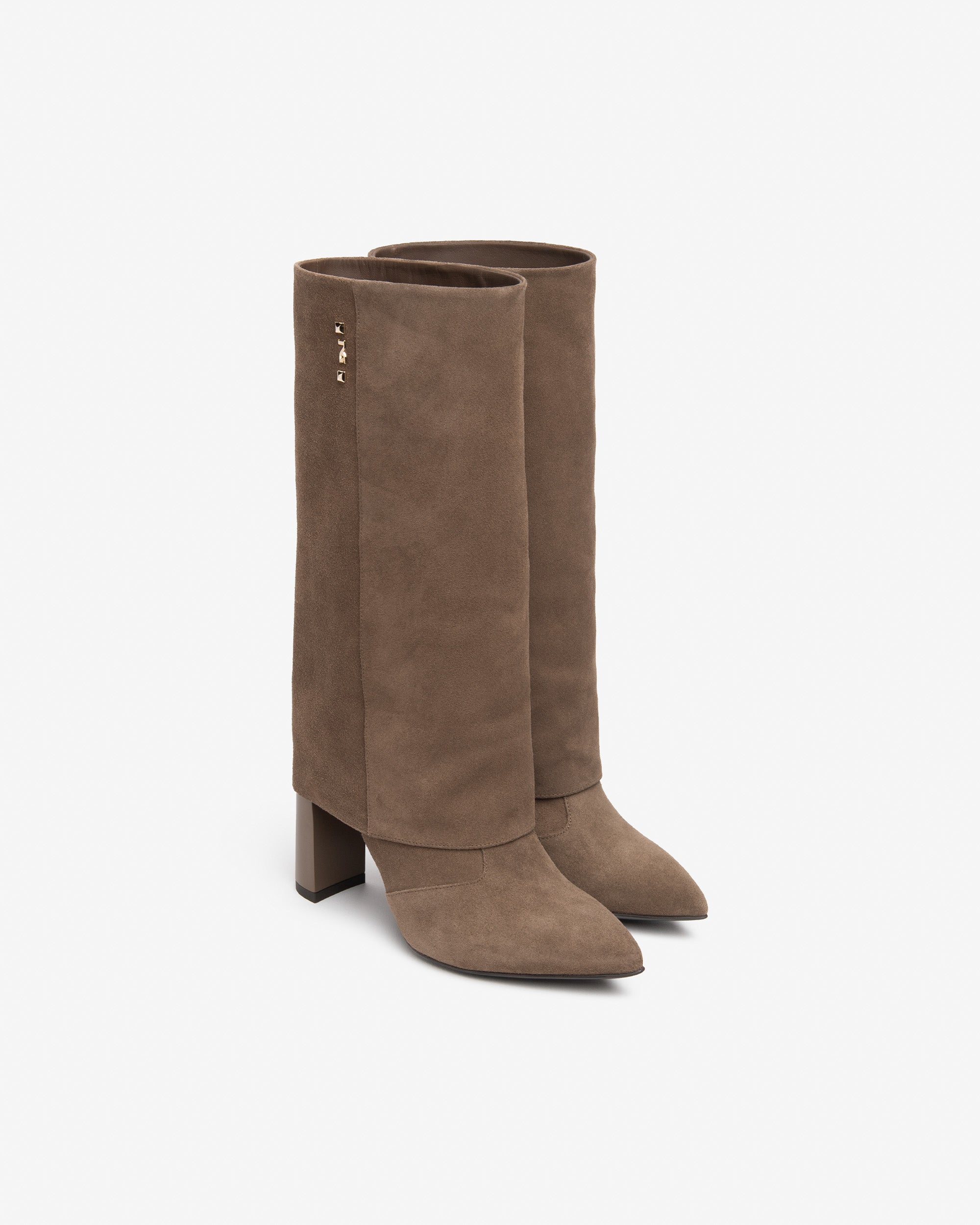 Nero Giardini Boots bottes femme daim talon 38