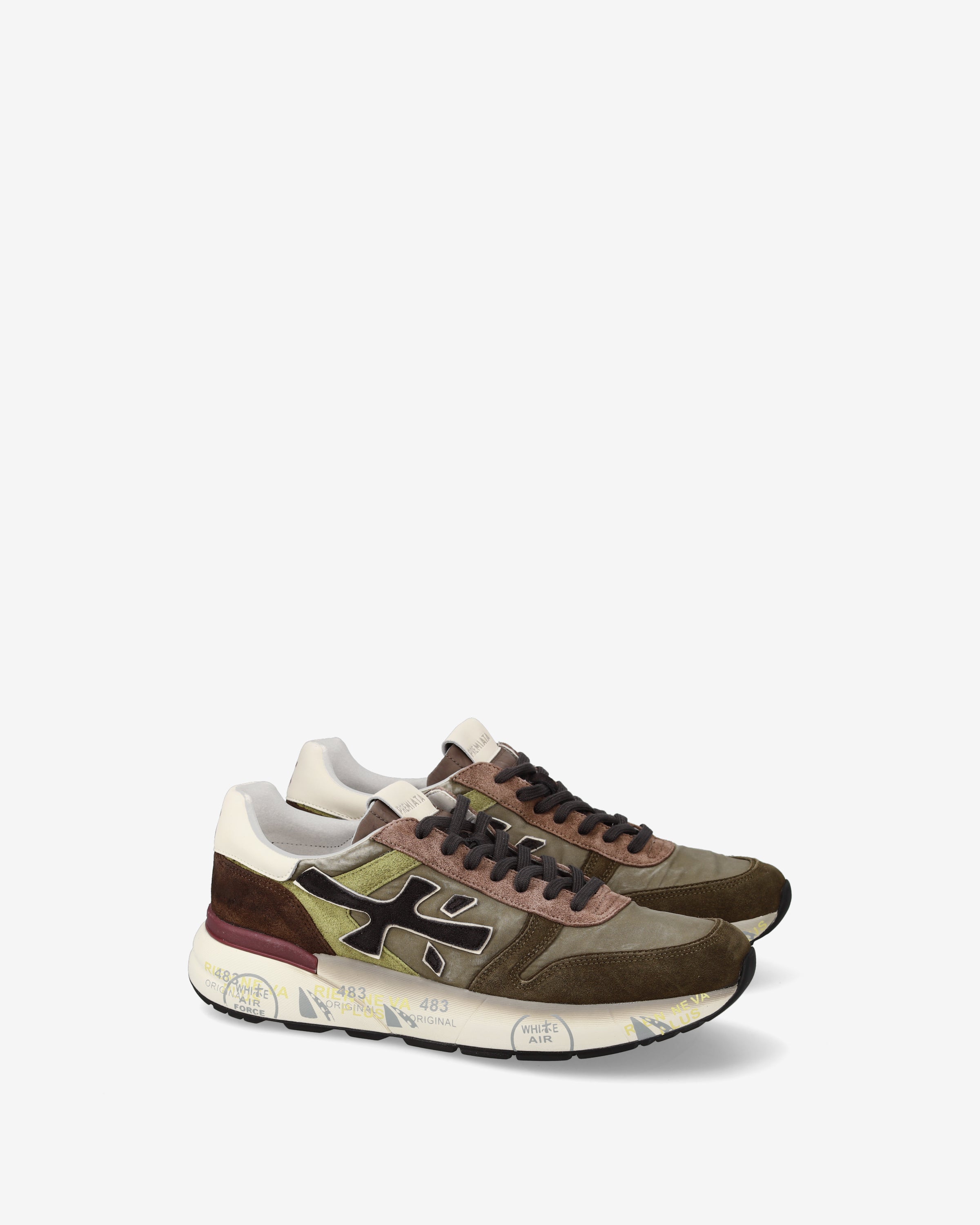 Premiata Mick 7717 Sneaker olive homme pointure 42 cuir