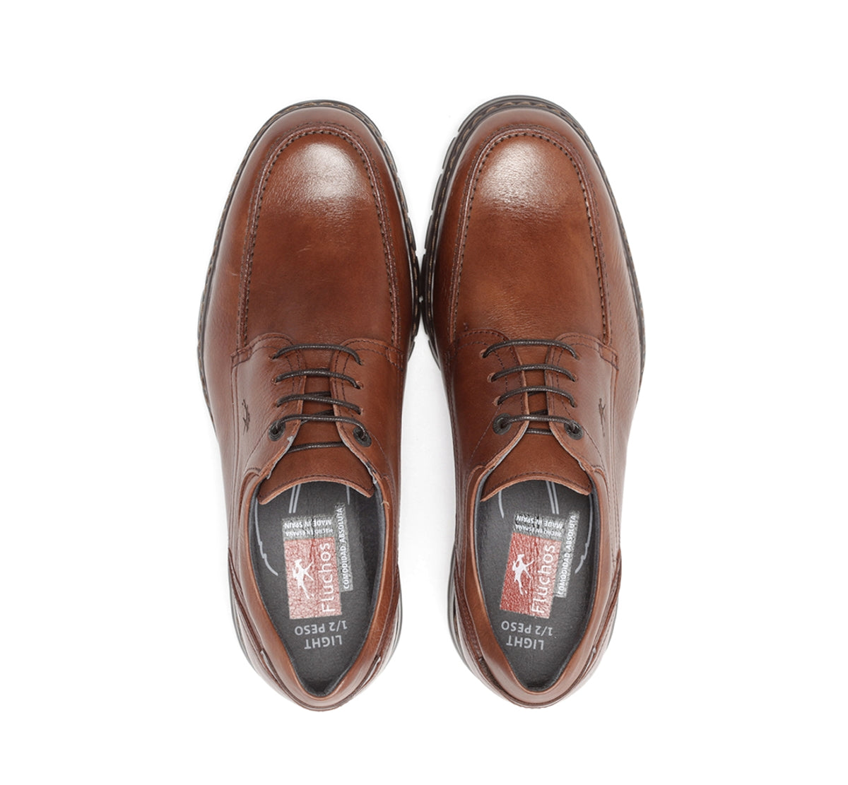 Fluchos Crono 9142 chaussure homme marron confort