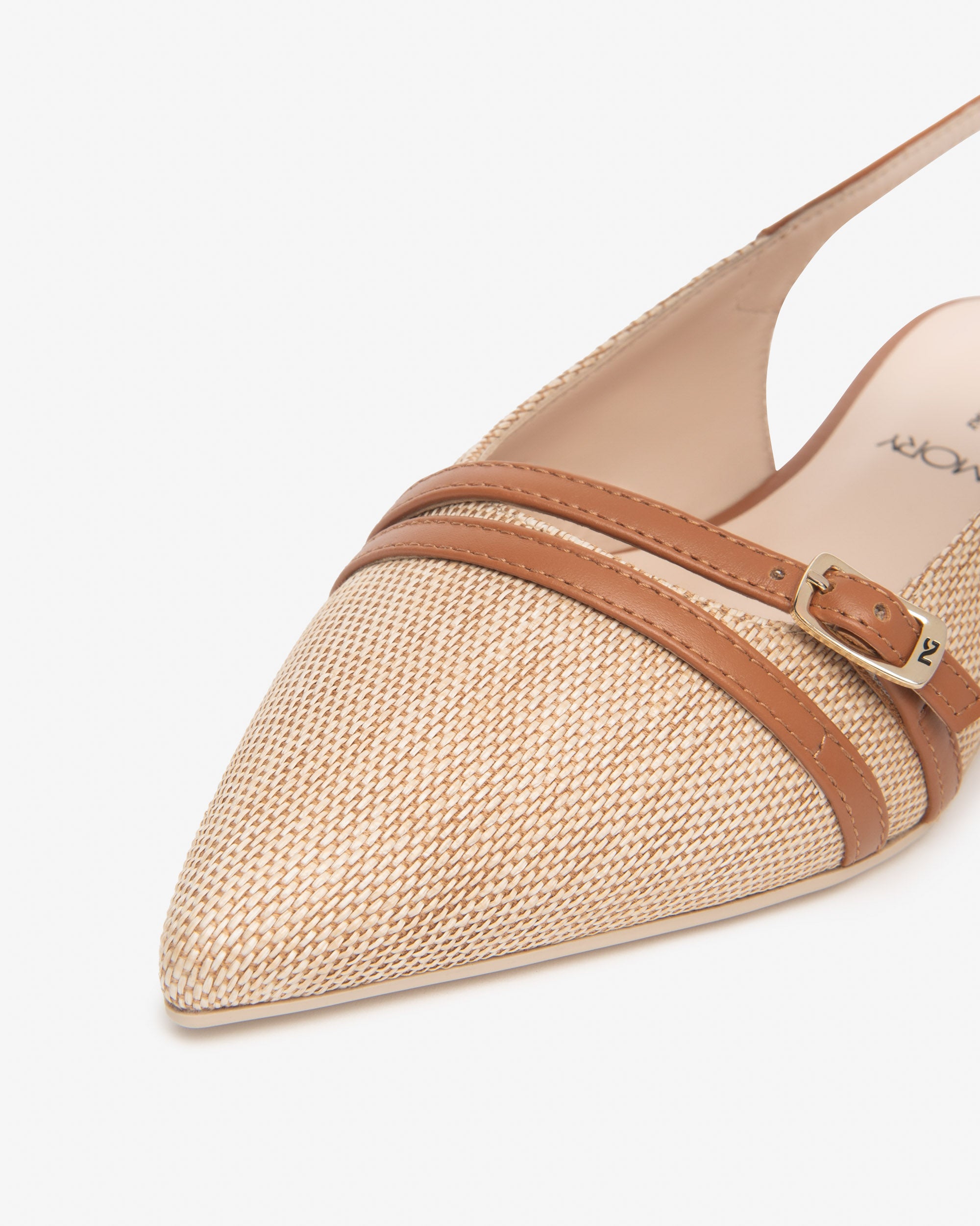 Nero Giardini Slingback Sandales Cuir Femme Bride Arrière