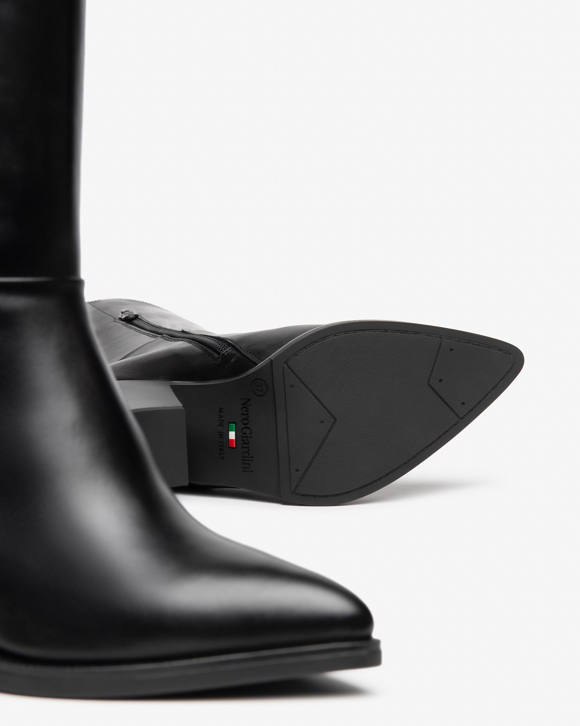 Nero Giardini Boots bottes cuir femme talon 80