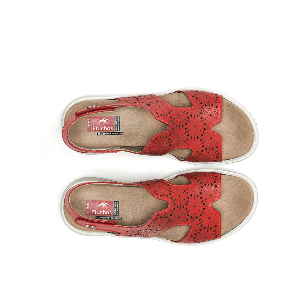 Fluchos Sandalias Street F2007 sandale femme rouge