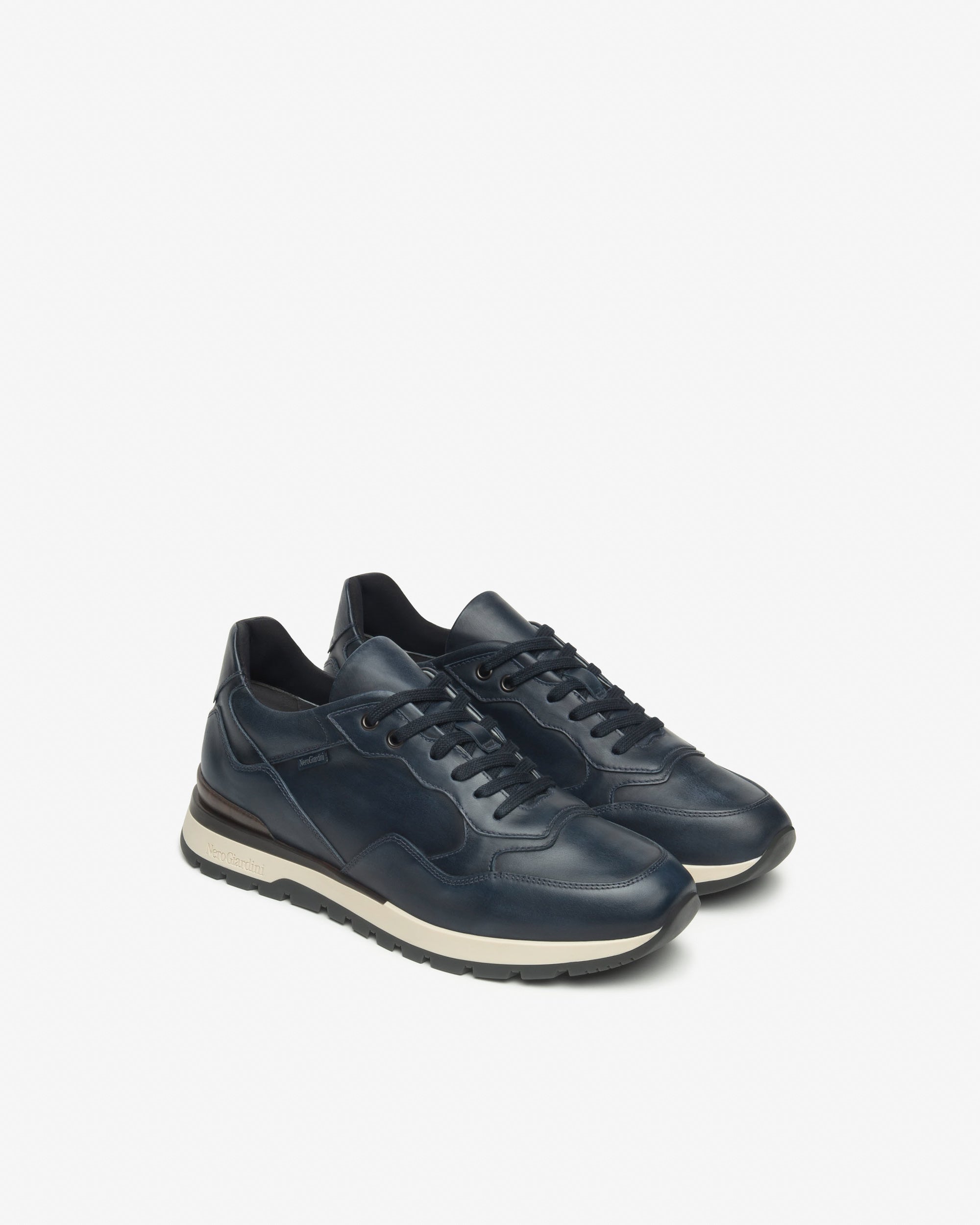 Nero Giardini Sneakers baskets cuir homme hiver