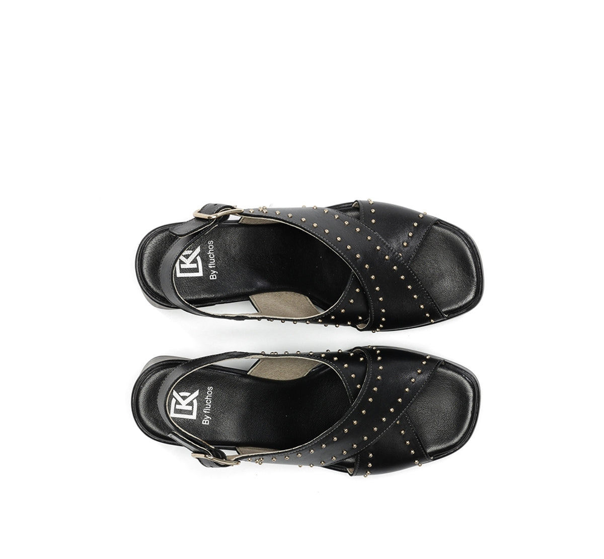 Dorking Diamond D9333 sandale noire talon femme