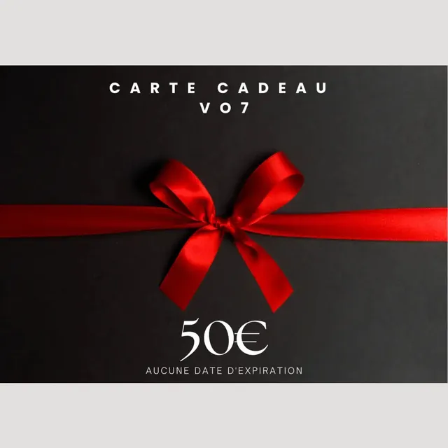 VO7 Carte Cadeau 50€ Bon Cadeau Chaussures Email