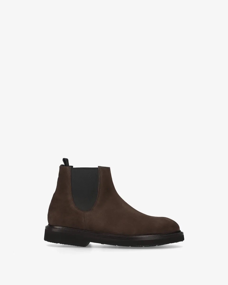 Premiata Boots bottines daim marron Beatles