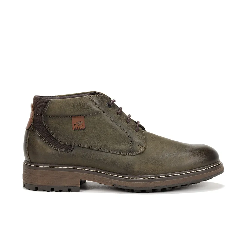 Fluchos Truman F1593 bottine verte cuir homme