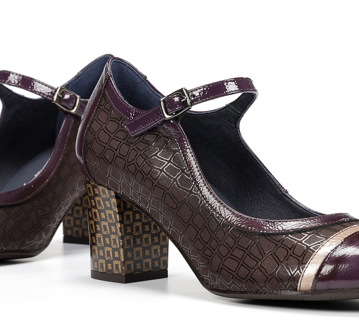 Dorking by Fluchos RODIN D8669 chaussures femme marron boucle