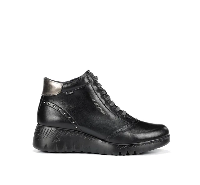 Fluchos Botines Live F2246 bottine noir cuir femme