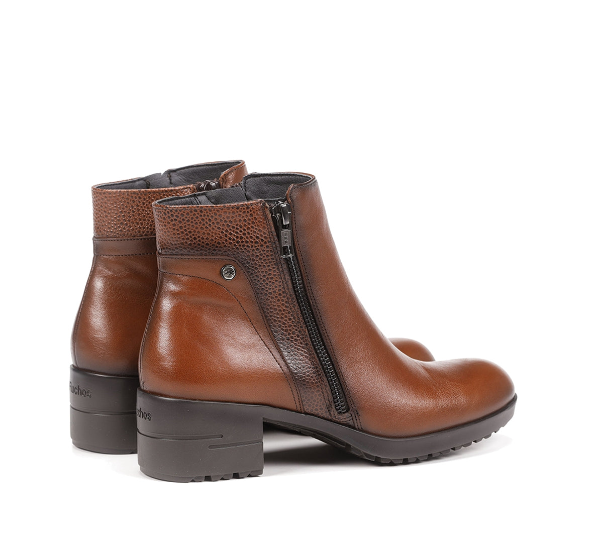 Fluchos Aliss F1367 bottines marron cuir femme