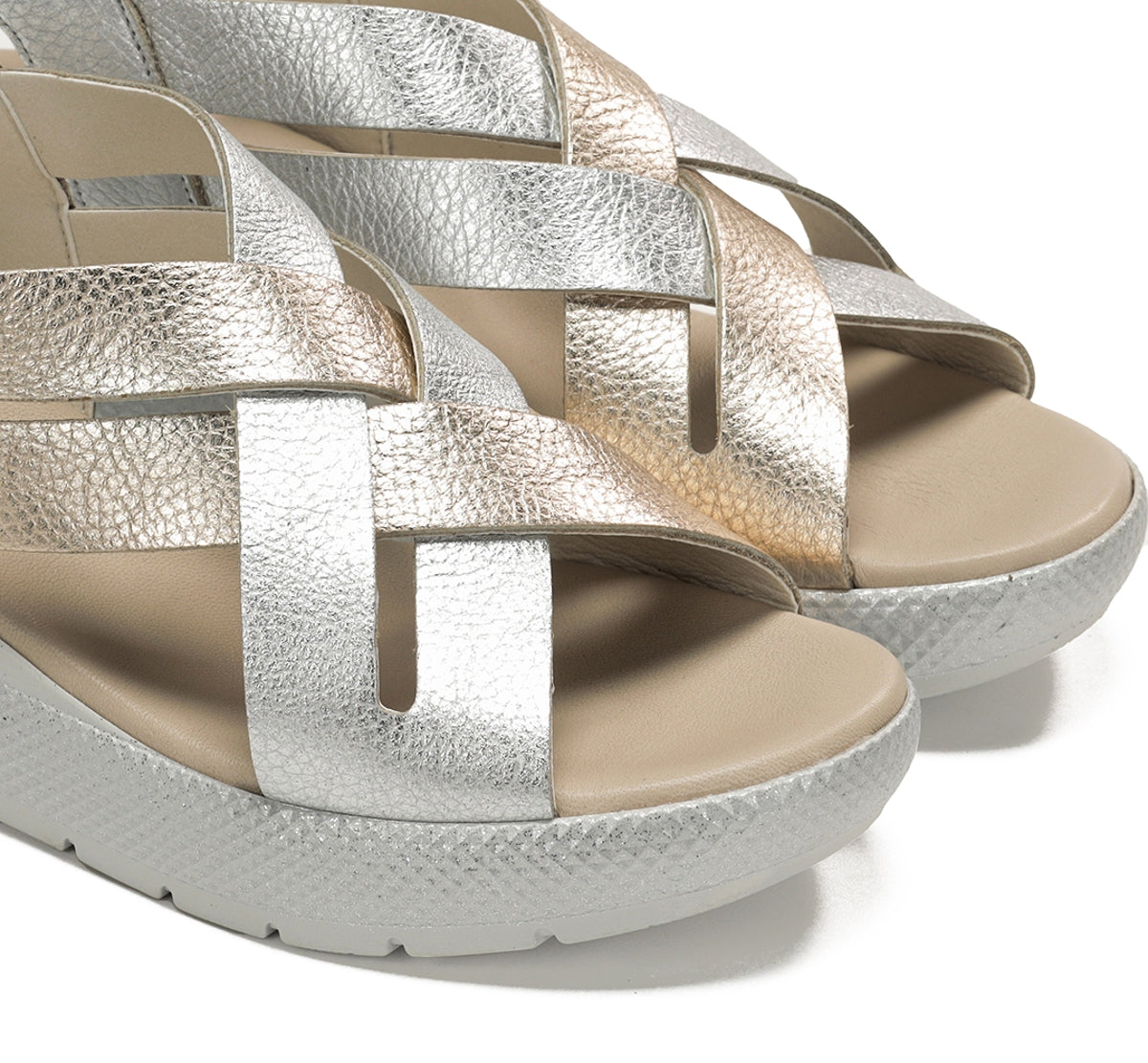 Dorking by Fluchos Ever D9316 sandale argentee femme