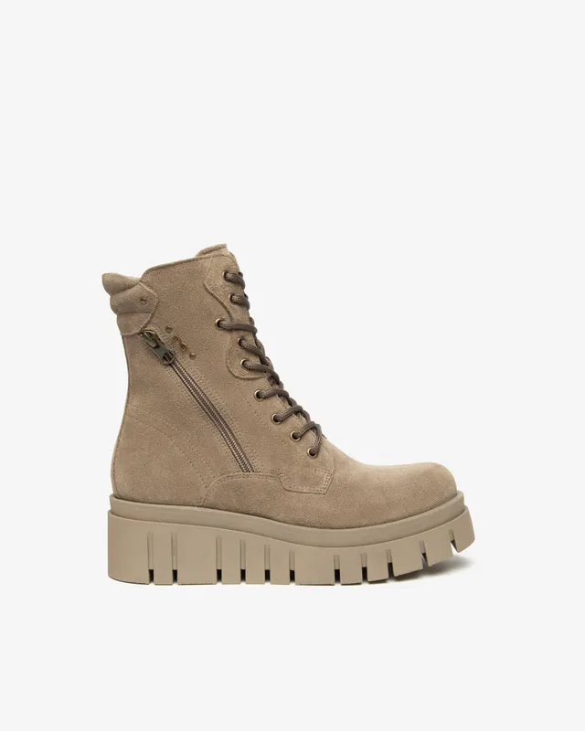 Nero Giardini Combat Boots rangers daim femme hiver