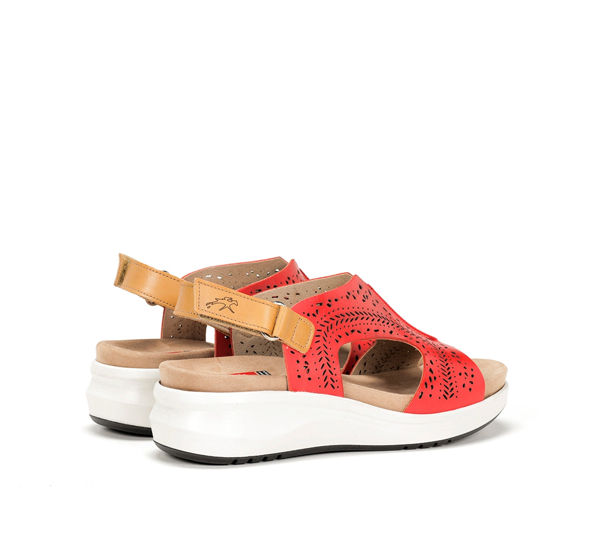Fluchos Yagon F1481 sandales rouge femme
