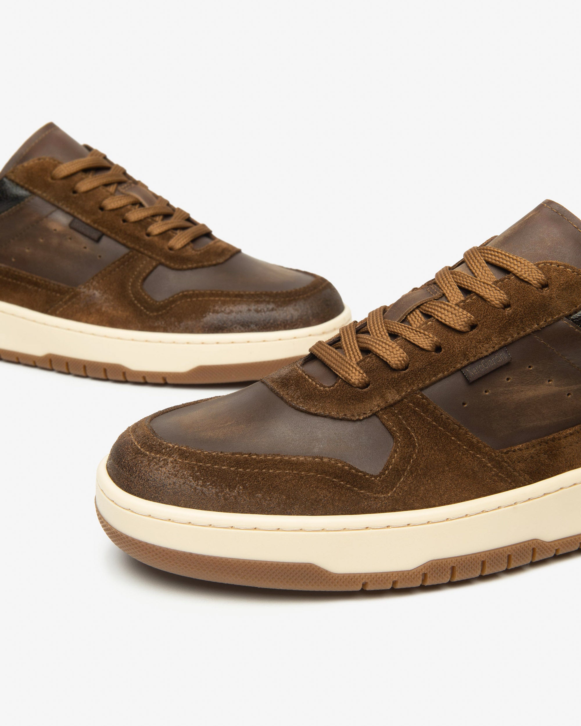 Nero Giardini Sneakers baskets cuir suède homme