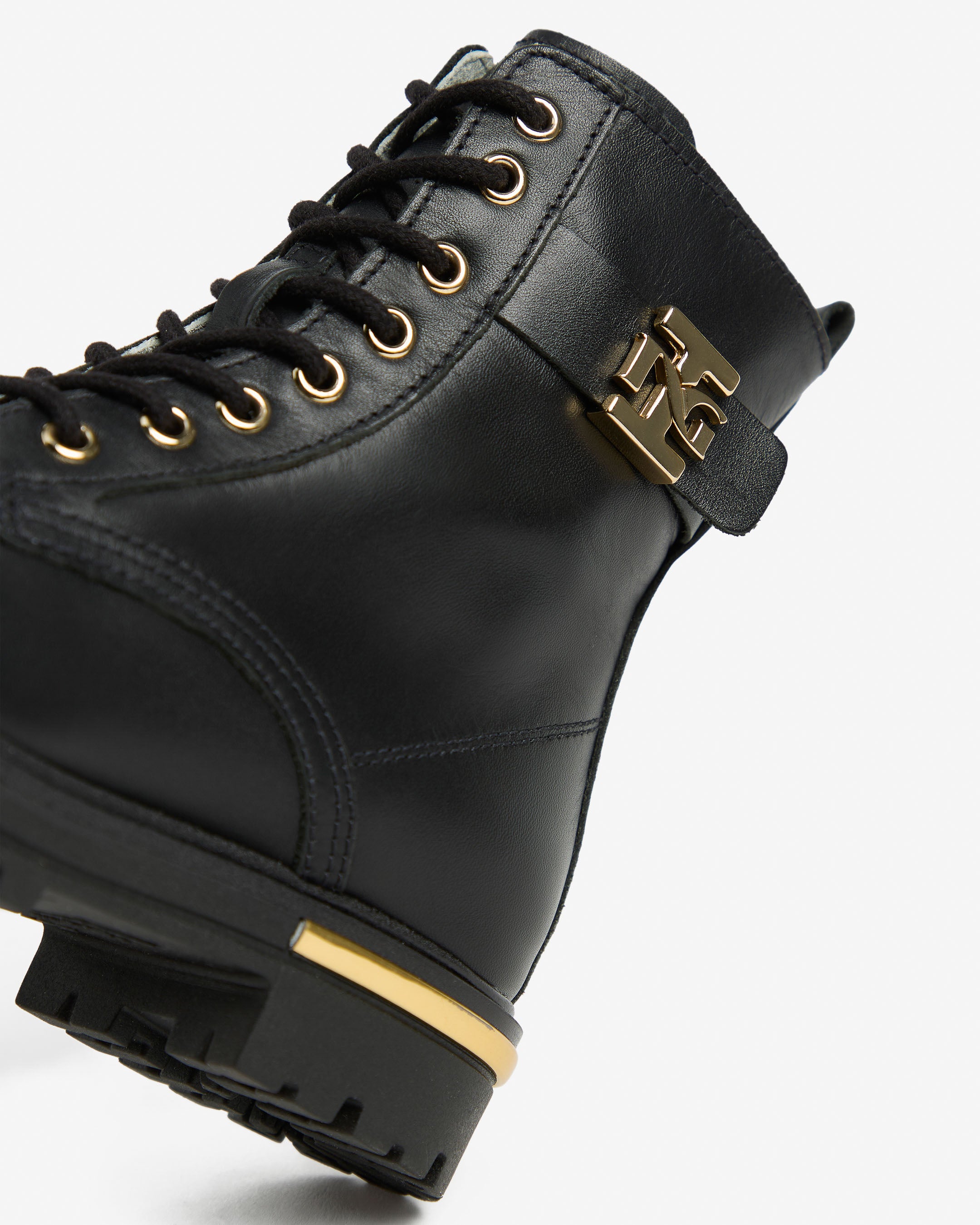 Nero Giardini Combat Boots cuir fille semelle légère