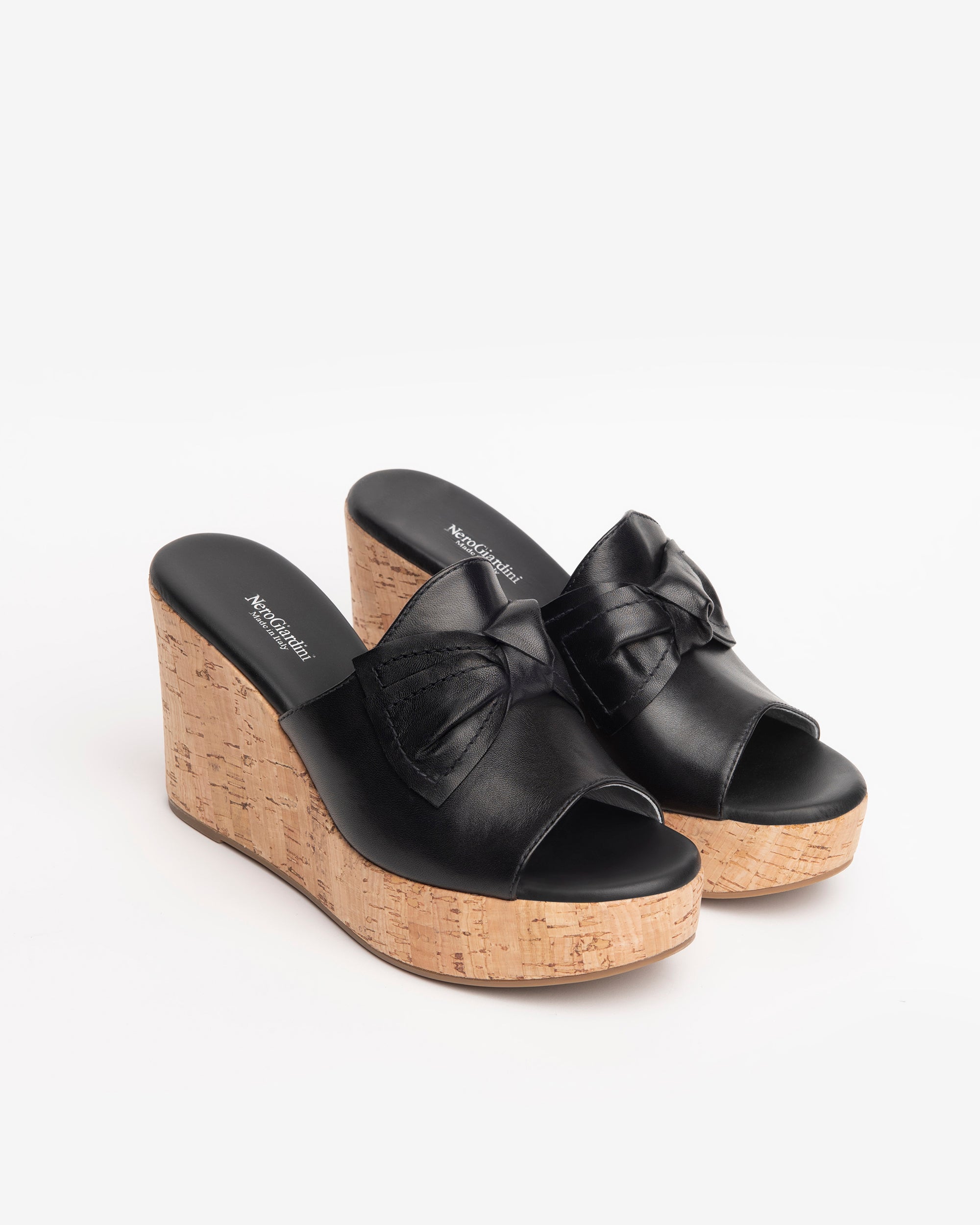 Nero Giardini Slippers mules daim femme 38 compensées