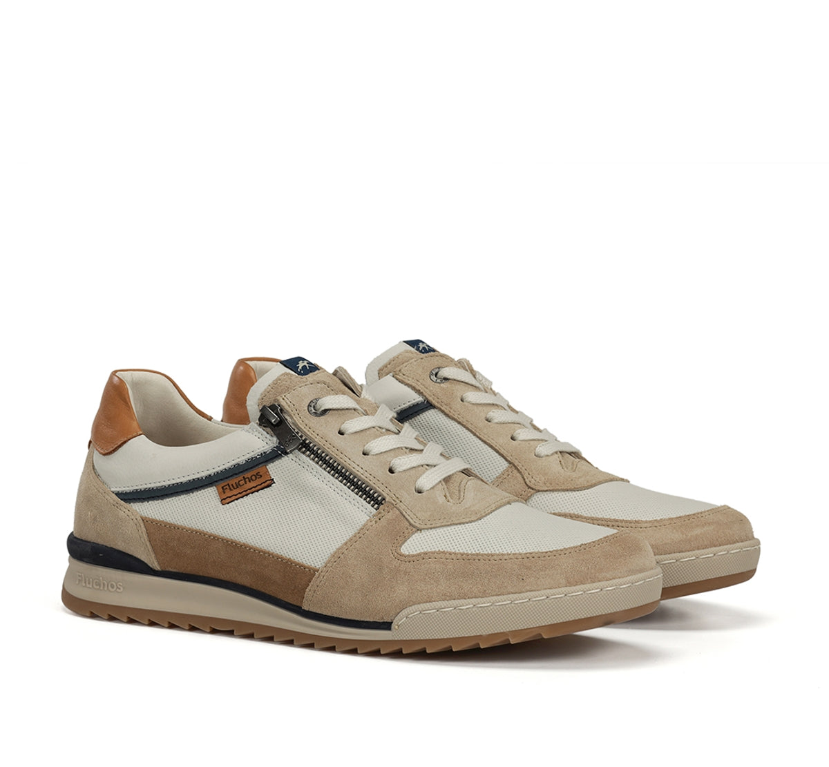 Fluchos Elder F2385 baskets beige homme cuir