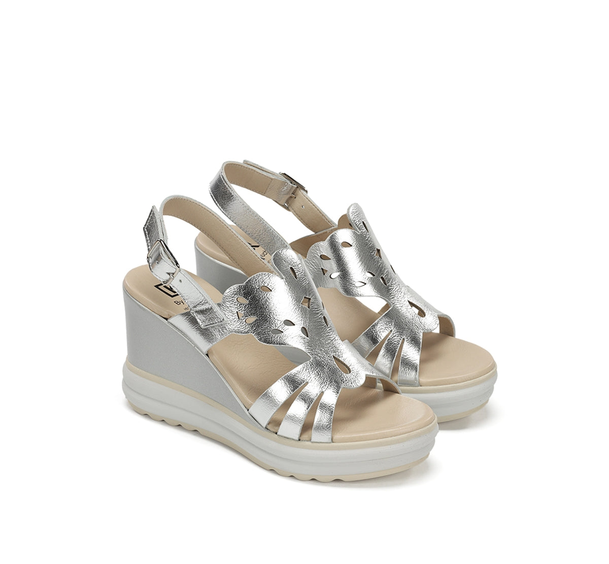 Dorking Diane D9697 sandales femme argent talon