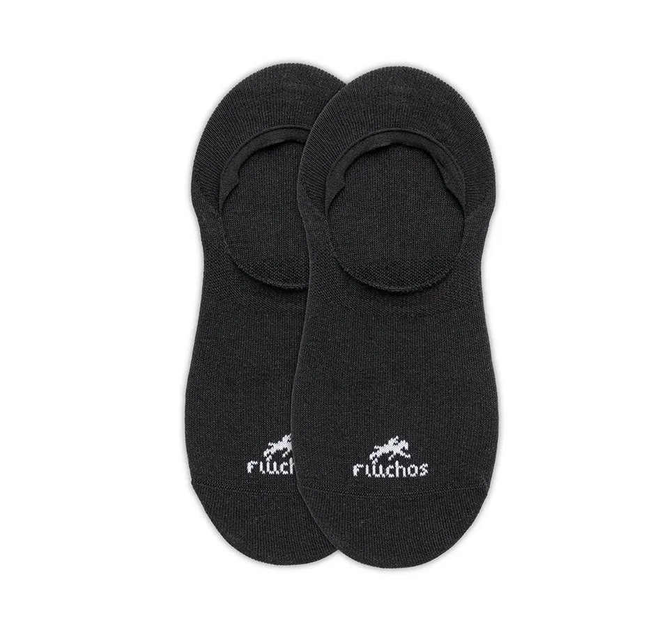 Fluchos CA0006 Pinkies Chaussettes Noires Femme x2