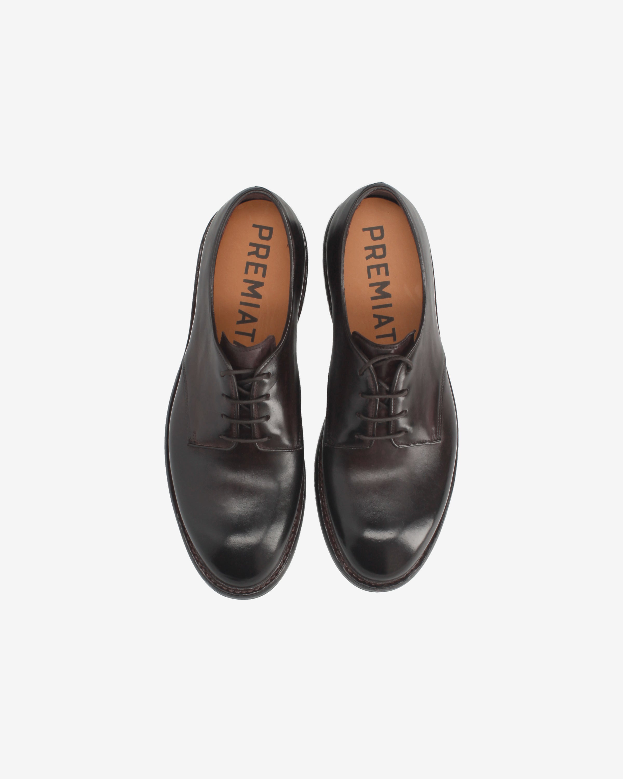 Premiata Derby King Brass derby cuir noir homme