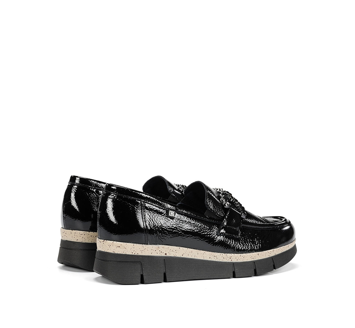 Fluchos Dorking India D9325 mocassins femme noir