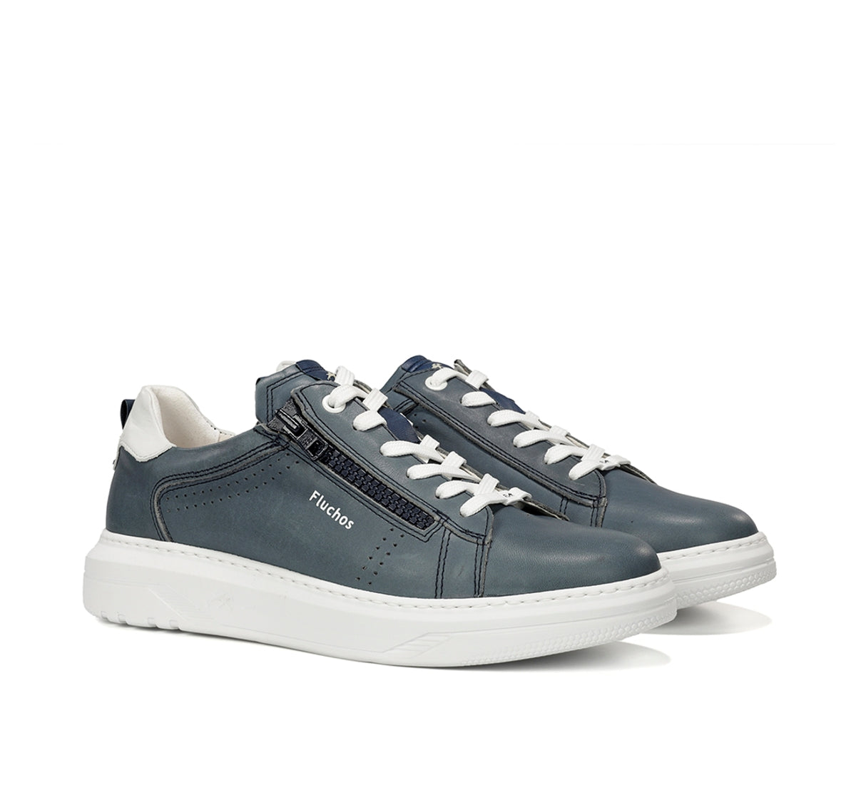 Fluchos Boston F1969 baskets homme bleu confort léger